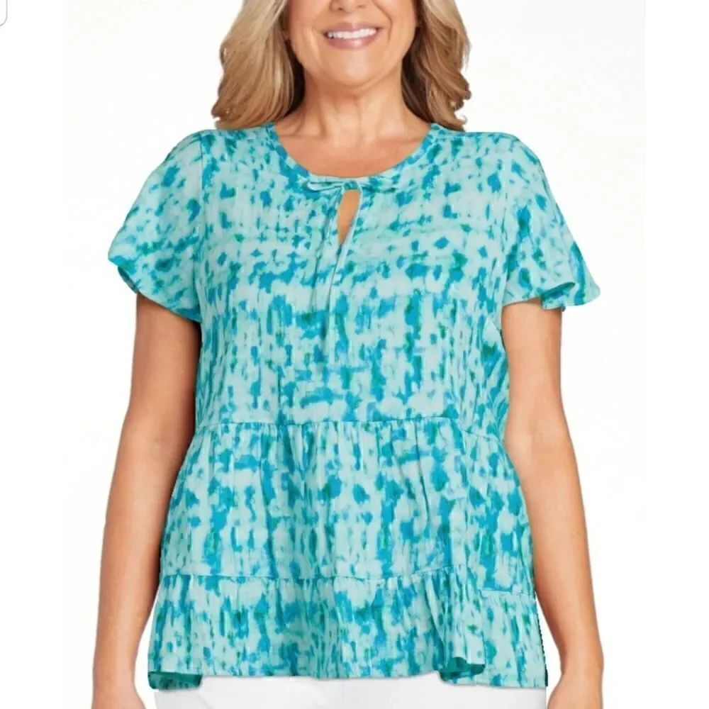 Terra & Sky Swing Tiered top size 0x